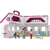 Schleich Horse Club Hesteklinik "Helbredende Hove", Spil bygning 