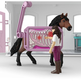 Schleich Horse Club Hesteklinik "Helbredende Hove", Spil bygning 