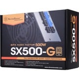 SilverStone SST-SX500-G V1.1, PC strømforsyning Sort