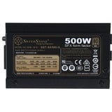 SilverStone SST-SX500-G V1.1, PC strømforsyning Sort