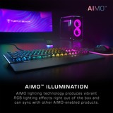 Turtle Beach Vulcan II tastatur Spil USB Tysk Sort, Gaming-tastatur aluminium (brushed)/Sort, DE-layout, TITAN II Brown, Fuld størrelse (100 %), Ledningsført, USB, Mekanisk, RGB LED, Sort