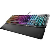 Turtle Beach Vulcan II tastatur Spil USB Tysk Sort, Gaming-tastatur aluminium (brushed)/Sort, DE-layout, TITAN II Brown, Fuld størrelse (100 %), Ledningsført, USB, Mekanisk, RGB LED, Sort