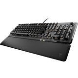 Turtle Beach Vulcan II tastatur Spil USB Tysk Sort, Gaming-tastatur aluminium (brushed)/Sort, DE-layout, TITAN II Brown, Fuld størrelse (100 %), Ledningsført, USB, Mekanisk, RGB LED, Sort