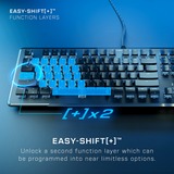 Turtle Beach Vulcan II tastatur Spil USB Tysk Sort, Gaming-tastatur aluminium (brushed)/Sort, DE-layout, TITAN II Brown, Fuld størrelse (100 %), Ledningsført, USB, Mekanisk, RGB LED, Sort