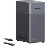 UGREEN DH2300 Bundle med 2x Seagate IronWolf NAS 4 TB CMR Sort