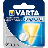 VARTA 1x 1.55V V 76 PX Engangsbatteri SR44 Sølvoxid (S) Engangsbatteri, SR44, Sølvoxid (S), 1,55 V, 1 stk, Sølv