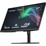 ViewSonic VP2776T-4K, LED-skærm Sort (mat)