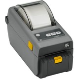 Zebra ZD410 etiketprinter Direkte termisk 203 x 203 dpi Kabel & trådløs, Kvitterings printer grå, Direkte termisk, 203 x 203 dpi, 152 mm/sek., Kabel & trådløs, Grå