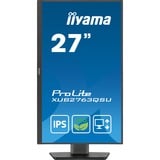 iiyama ProLite XUB2763QSU-B1 computerskærm 68,6 cm (27") 2560 x 1440 pixel Quad HD LED Sort, LED-skærm Sort (mat), 68,6 cm (27"), 2560 x 1440 pixel, Quad HD, LED, 2 ms, Sort