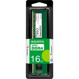 ADATA Premier hukommelsesmodul 16 GB 1 x 16 GB DDR4 Grøn, 16 GB, 1 x 16 GB, DDR4, 3200 MHz, 288-pin DIMM