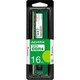 ADATA Premier hukommelsesmodul 16 GB 1 x 16 GB DDR4 288-pin DIMM Grøn, 16 GB, 1 x 16 GB, DDR4, 3200 MHz, 288-pin DIMM
