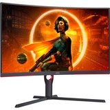 AOC CQ32G3SU/BK computerskærm 80 cm (31.5") 2560 x 1440 pixel Quad HD LED Sort, Rød, Gaming Skærm Sort/Rød, 80 cm (31.5"), 2560 x 1440 pixel, Quad HD, LED, 1 ms, Sort, Rød