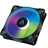ARCTIC P12 PWM PST A-RGB 0dB Computerkabinet Ventilator 12 cm Sort, Hvid 1 stk, Sag fan Sort, Ventilator, 12 cm, 2000 rpm, 48,8 kubikfod/min., 82,91 m³/t, Sort, Hvid