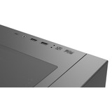 Aerocool D502A Midi Tower Sort, Towerkabinet Sort, Midi Tower, PC, Sort, ATX, micro ATX, Mini-ITX, Acrylonitrilbutadienstyren, SPCC, Spil