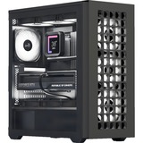 Aerocool D502A Midi Tower Sort, Towerkabinet Sort, Midi Tower, PC, Sort, ATX, micro ATX, Mini-ITX, Acrylonitrilbutadienstyren, SPCC, Spil