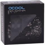 Alphacool 17471 Computerkølesystem, dele og tilbehør Montering, Forbindelse Sort (mat), Montering, Messing, Sort, 1/4", 20 mm, 2,2 cm