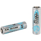 Ansmann 5035052 husholdningsbatteri AA / HR6 Nikkel-Metalhydrid (NiMH) Sølv, AA / HR6, Nikkel-Metalhydrid (NiMH), 1,2 V, 2100 mAh, Sølv