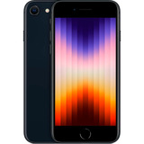 Apple iPhone SE 3. Generation (2022) 128GB Generalüberholt, Mobiltelefon Sort