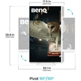 BenQ EW3290U, LED-skærm Hvid