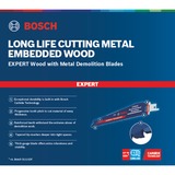 Bosch 2 608 900 397 stiksav, rullesav & sabelsavklinge Saber savklinge High Carbon Steel (HCS) 10 stk Saber savklinge, Byggetræ med søm, Hårdt træ, Træ, Træ med søm, High Carbon Steel (HCS), Blå, 10 cm, 5-7