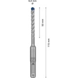 Bosch Expert SDS plus-7X Hammer drill bit 30 stk, Boremaskine Borehammer, Hammer drill bit, 6 mm, 115 mm, Beton, Sten, 5 cm