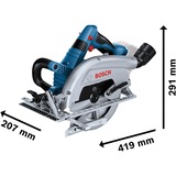 Bosch GKS 18V-70 L Professional, Rundsav Blå/Sort, 106 dB, 95 dB, 18 V, 228 mm, 426 mm, 330 mm