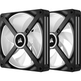 Corsair iCUE LINK QX140 RGB 140 mm PWM blæser, Sag fan Sort