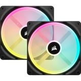 Corsair iCUE LINK QX140 RGB 140 mm PWM blæser, Sag fan Sort