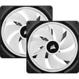 Corsair iCUE LINK QX140 RGB 140 mm PWM blæser, Sag fan Sort