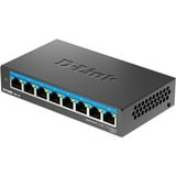 D-Link DMS-108 Ikke administreret L2 2.5G Ethernet (100/1000/2500) Sort, Switch Ikke administreret, L2, 2.5G Ethernet (100/1000/2500)