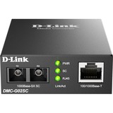 D-Link Gigabit Ethernet Konverter DMC-G02SC/E Sort