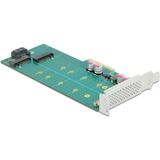 DeLOCK 89047 interface-kort/adapter Intern M.2, SATA, Controller PCIe, M.2, SATA, Lavprofil, PCIe 4.0, 5 - 50 °C, -25 - 70 °C