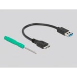 DeLOCK Eksternt kabinet SuperSpeed USB til mSATA SSD, Drev kabinet Sort