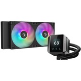 DeepCool MYSTIQUE 240 ARGB, Vandkøling Sort