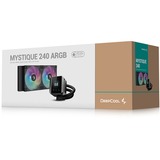 DeepCool MYSTIQUE 240 ARGB, Vandkøling Sort