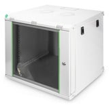 Digitus 19" 9U Wall Mounting Cabinet, Unmounted Vægmonteret stativ Grå, IT kabinet grå, Unmounted, Vægmonteret stativ, 9U, 60 kg, Grå