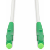 Digitus Fiberoptisk simplex patchkabel, stålforstærket, singlemode, LC/APC > LC/APC Hvid
