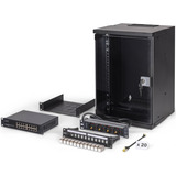 Digitus Netværkssæt SOHO Pro 10" 315x300 mm (BxD), IT kabinet Sort