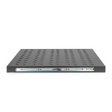 Digitus Sliding Shelf for 800mm depth Cabinets, Det nederste rum grå, Sort, 25 kg, 1U, Tyrkiet, 48,3 cm (19"), 490 mm