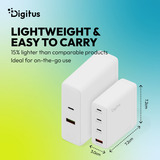 Digitus USB GaN Oplader 140W, 3x USB-C, 1x USB-A 