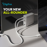 Digitus USB GaN Oplader 140W, 3x USB-C, 1x USB-A 