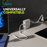 Digitus USB GaN Oplader 140W, 3x USB-C, 1x USB-A 