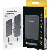 Intenso Magnetic Wireless Powerbank MW5000 Grey, Power Bank grå
