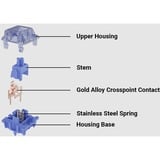 Keychron Gateron CJ Light Blue Switch-Set, Key switch Lyseblå