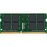 Kingston KCP432SD8/16 hukommelsesmodul 16 GB 1 x 16 GB DDR4 3200 MT/s 260-pin SO-DIMM Grøn, 16 GB, 1 x 16 GB, DDR4, 260-pin SO-DIMM