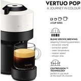 Krups Vertuo Pop XN9201 Fuld-auto Kapsel kaffemaskine 0,56 L, Kapsel maskine Sort/Hvid, Kapsel kaffemaskine, 0,56 L, Kaffekapsel, 1500 W, Sort, Hvid