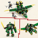LEGO NINJAGO Lloyds jet-mech, Bygge legetøj Byggesæt, 9 År, Plast, 1112 stk, 1,28 kg