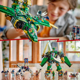 LEGO NINJAGO Lloyds jet-mech, Bygge legetøj Byggesæt, 9 År, Plast, 1112 stk, 1,28 kg