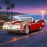 Lumibricks Low Rider - Big Red, Bygge legetøj 