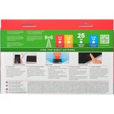 One for all DVB-T2 indendørsantenne SV 9385 Sort